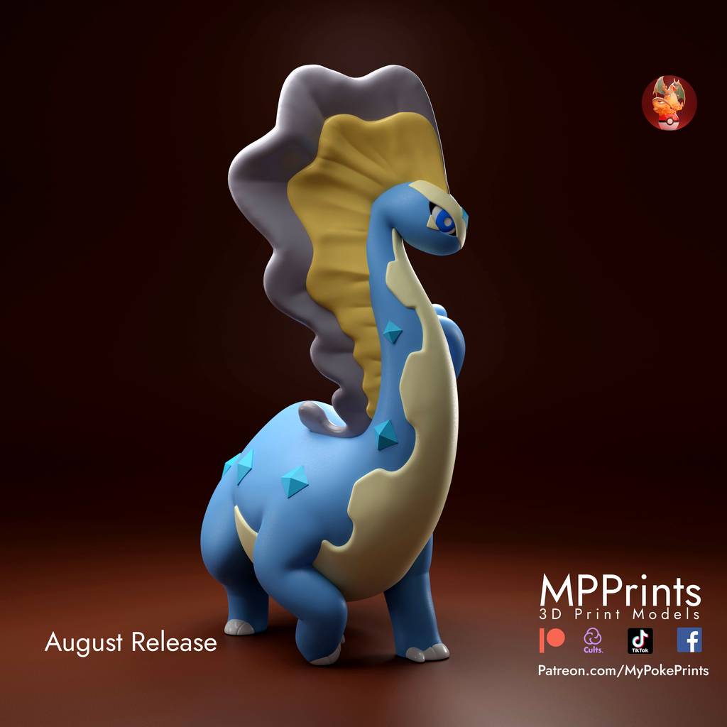 P站图纸印象馆 口袋妖怪 冰雪巨龙 口袋妖怪 冰雪巨龙