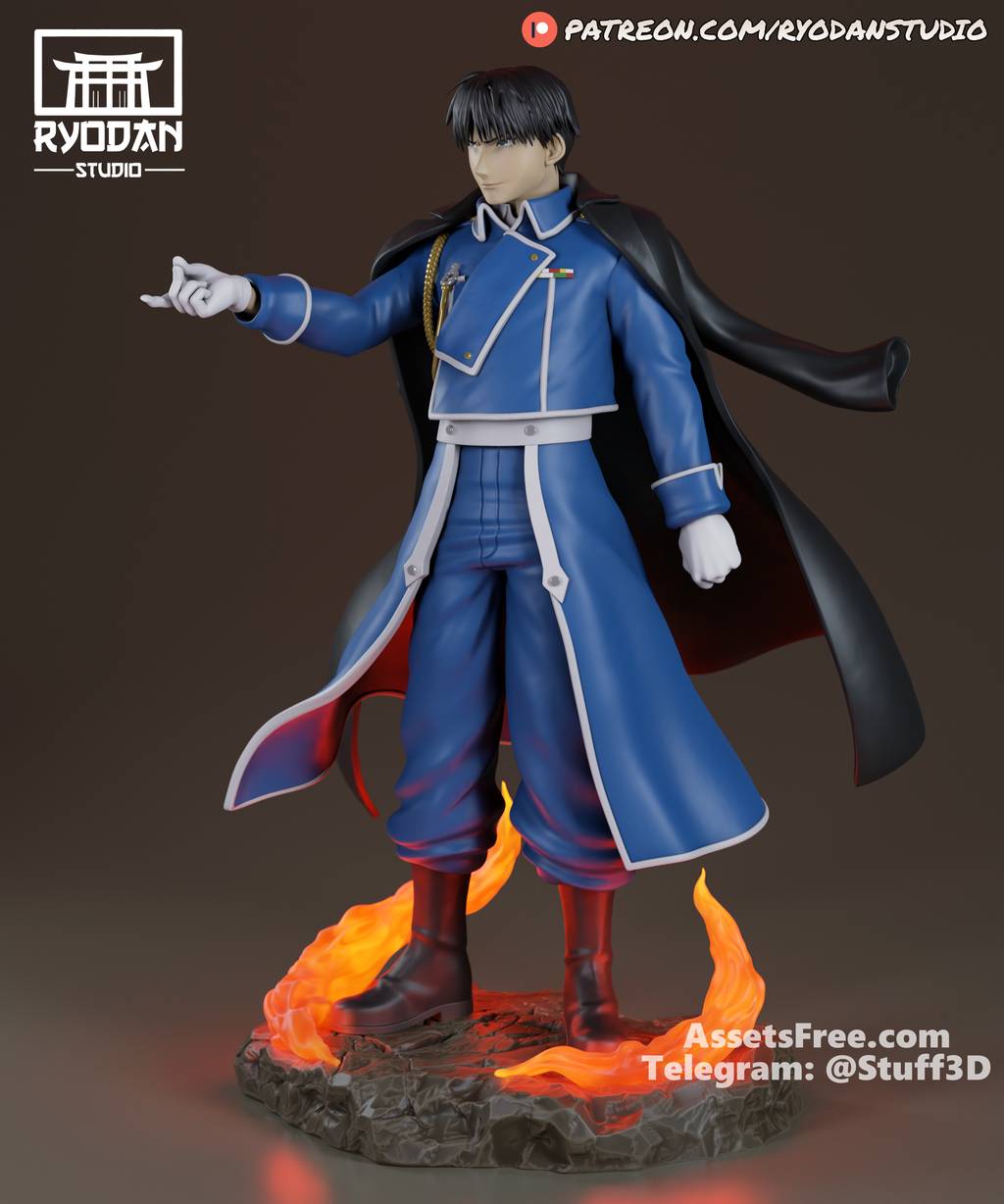 P站图纸印象馆 Ryodan 钢之炼金术师 罗伊·马斯坦 Ryodan 钢之炼金术师 罗伊·马斯坦