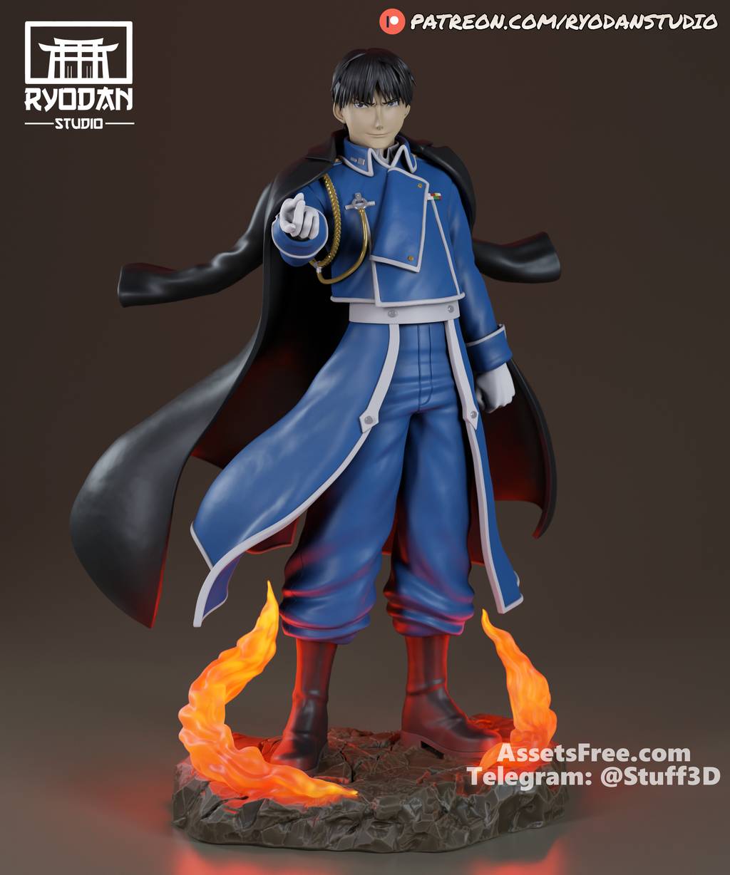 P站图纸印象馆 Ryodan 钢之炼金术师 罗伊·马斯坦 Ryodan 钢之炼金术师 罗伊·马斯坦