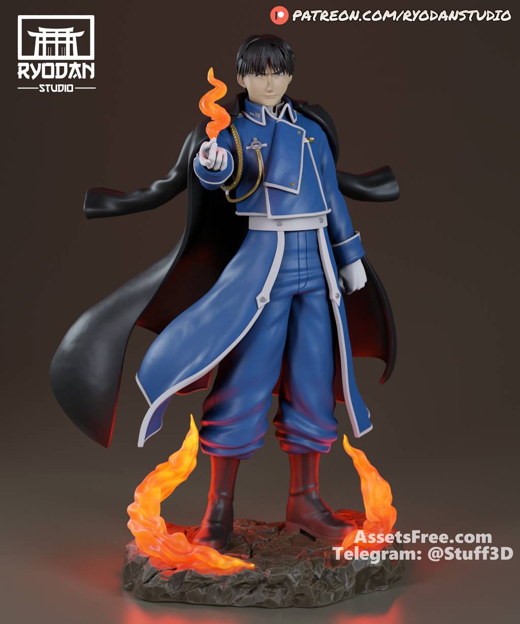 P站图纸印象馆 Ryodan 钢之炼金术师 罗伊·马斯坦 Ryodan 钢之炼金术师 罗伊·马斯坦