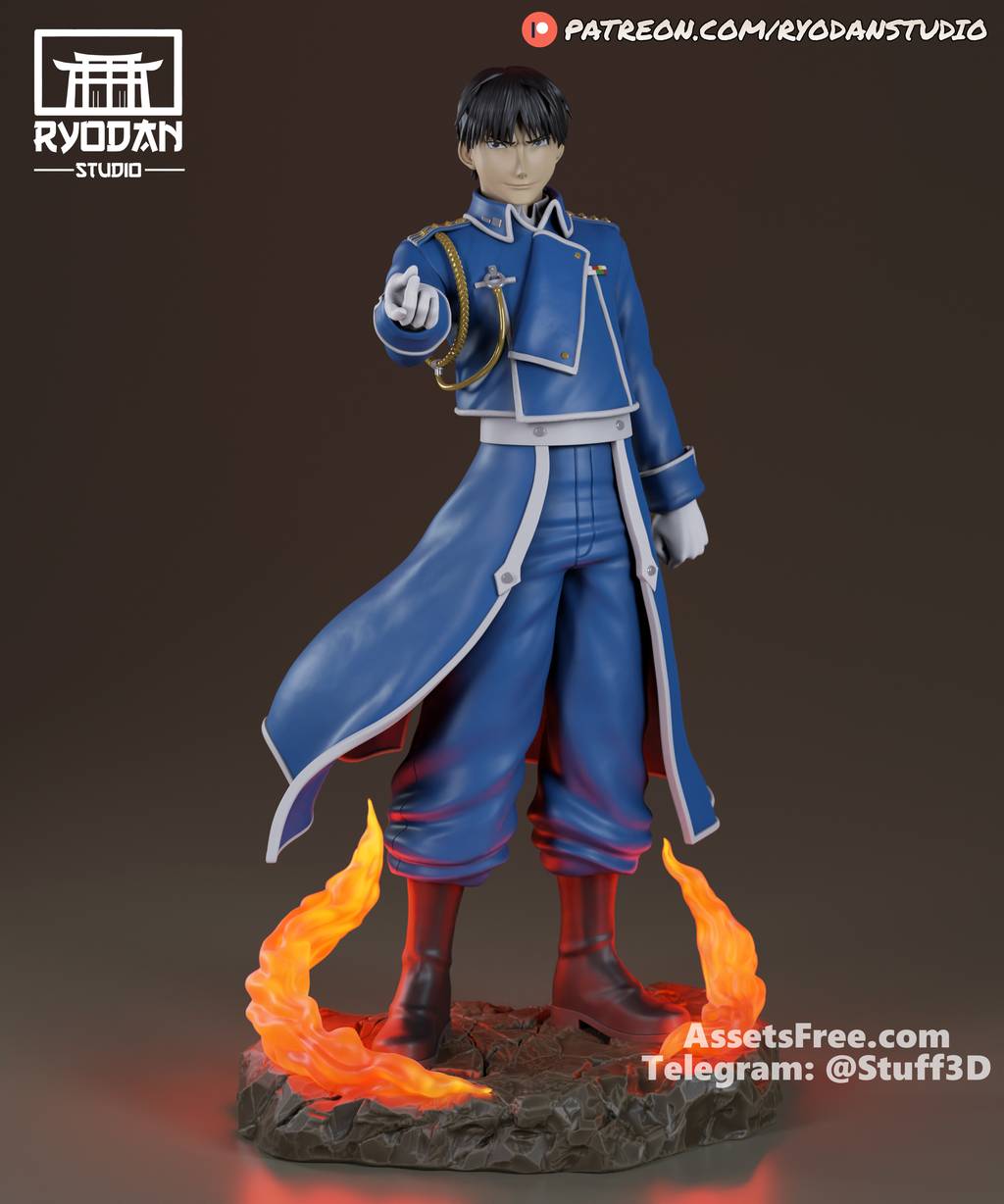 P站图纸印象馆 Ryodan 钢之炼金术师 罗伊·马斯坦 Ryodan 钢之炼金术师 罗伊·马斯坦