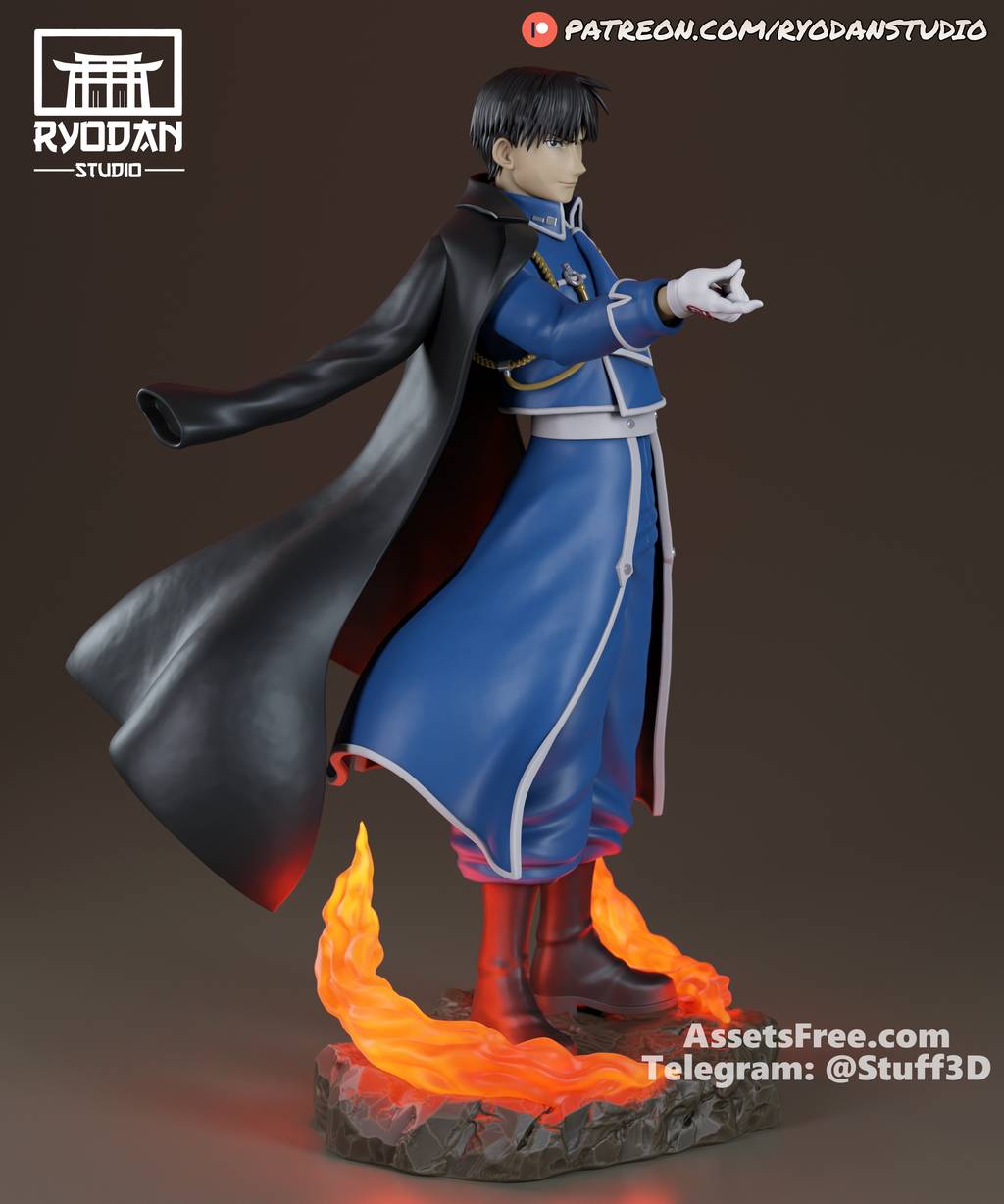 P站图纸印象馆 Ryodan 钢之炼金术师 罗伊·马斯坦 Ryodan 钢之炼金术师 罗伊·马斯坦