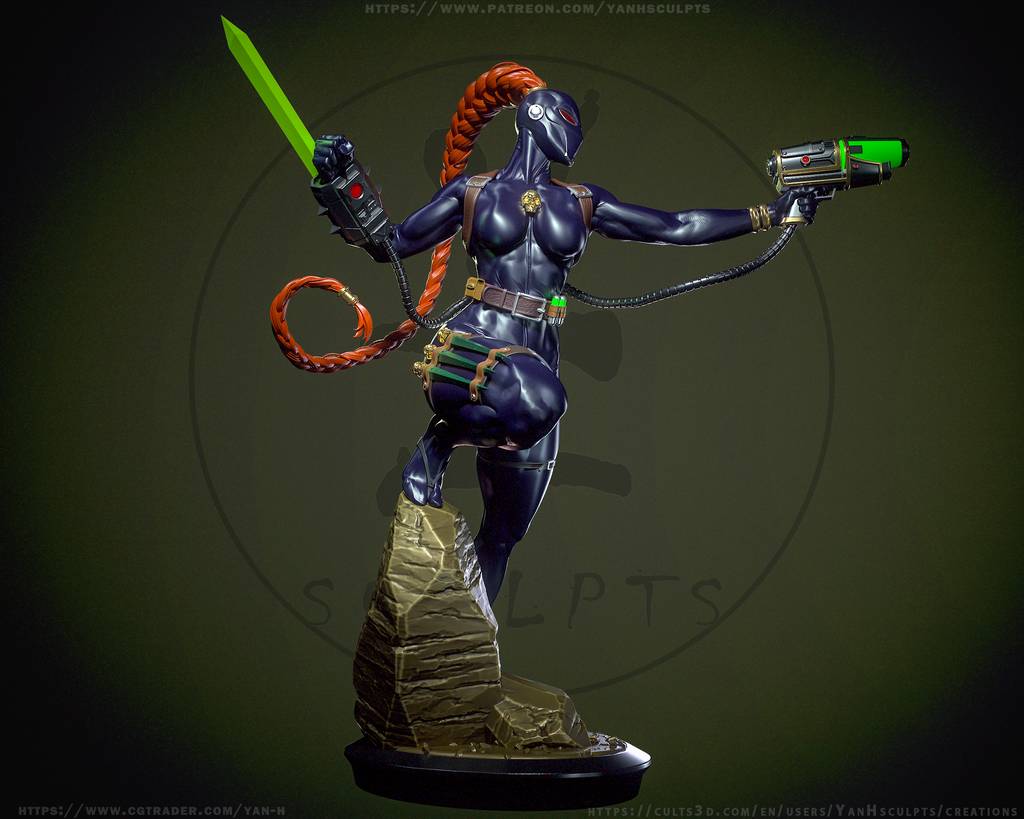 P站图纸印象馆 Yan H 战锤40k 艾弗森刺客 Yan H 战锤40k 艾弗森刺客