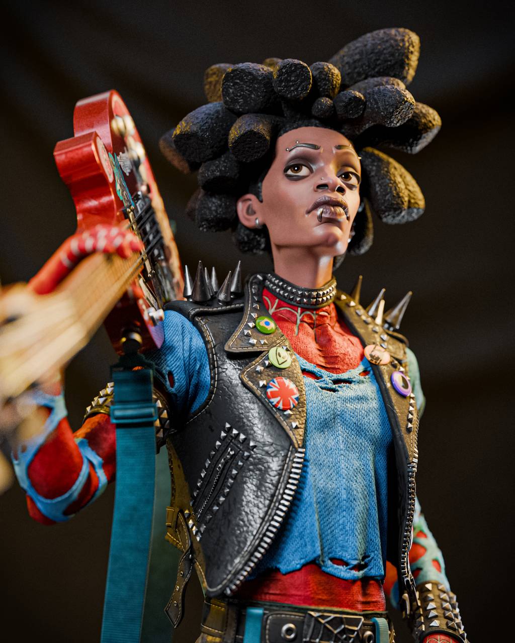 P站图纸印象馆 CA3D 漫威 朋克蜘蛛侠 CA3D 漫威 朋克蜘蛛侠