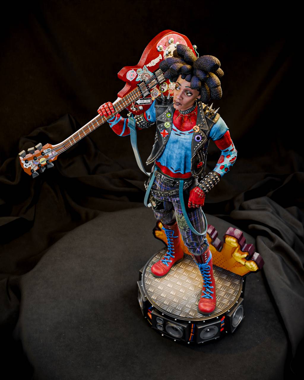 P站图纸印象馆 CA3D 漫威 朋克蜘蛛侠 CA3D 漫威 朋克蜘蛛侠