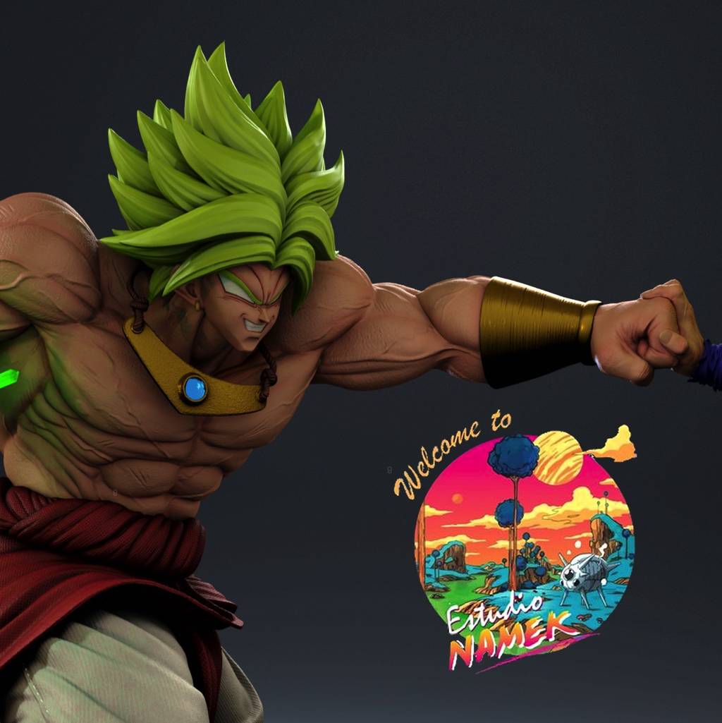 P站图纸印象馆 龙珠 布罗利VS悟空 龙珠 布罗利VS悟空