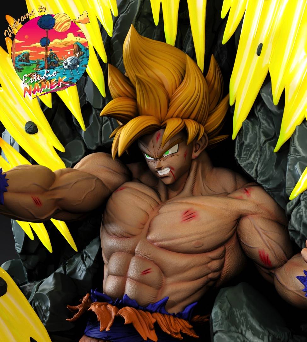 P站图纸印象馆 龙珠 布罗利VS悟空 龙珠 布罗利VS悟空