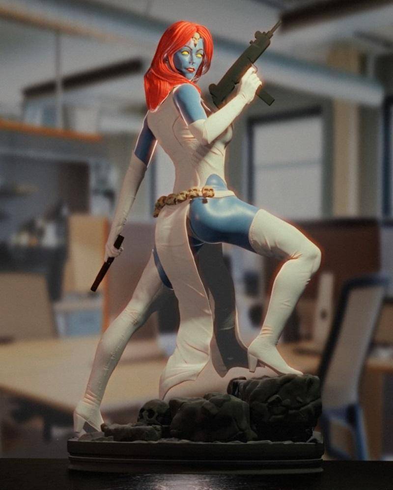 P站图纸印象馆 漫威 魔形女 漫威 魔形女