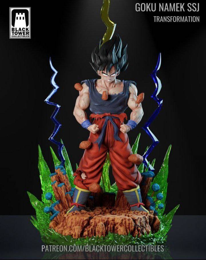 P站图纸印象馆 Black Towe 龙珠 悟空 Black Towe 龙珠 悟空