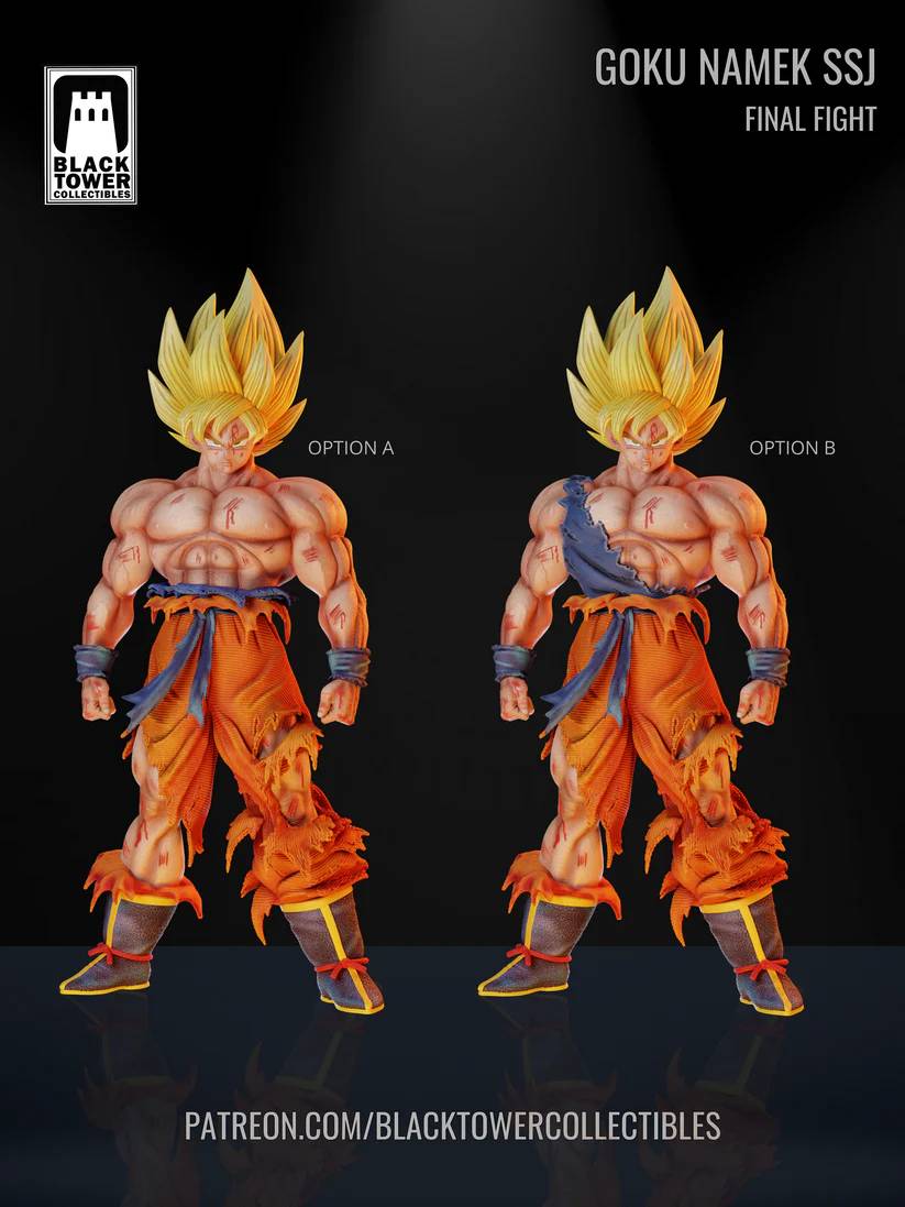 P站图纸印象馆 Black Towe 龙珠 悟空 Black Towe 龙珠 悟空