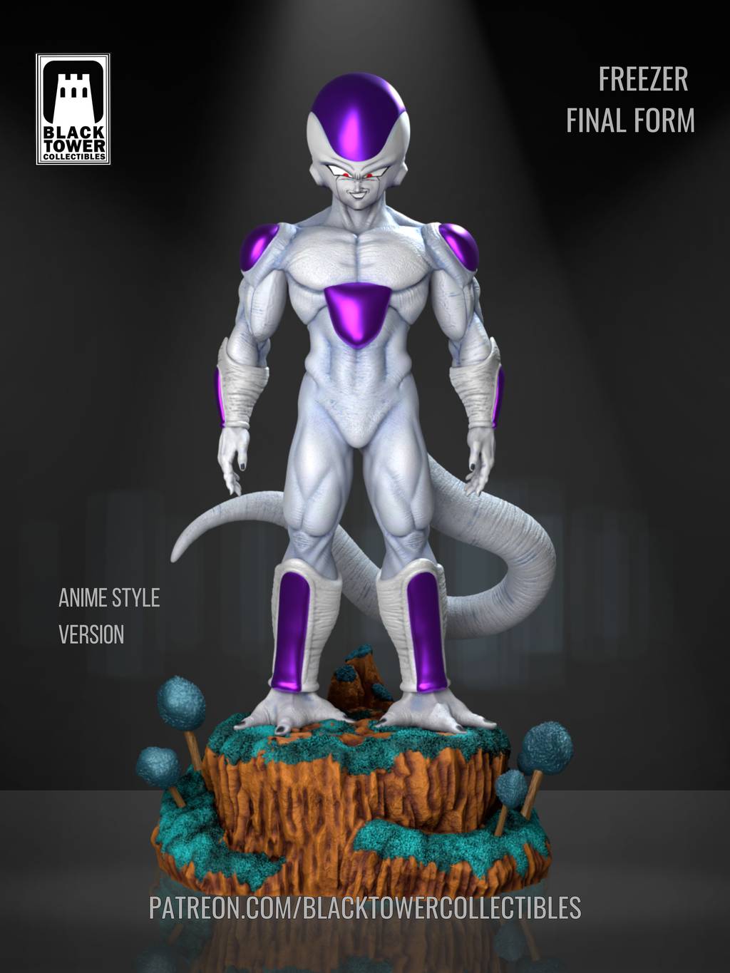 P站图纸印象馆 Black Towe 龙珠 弗利萨终极形态 Black Towe 龙珠 弗利萨终极形态