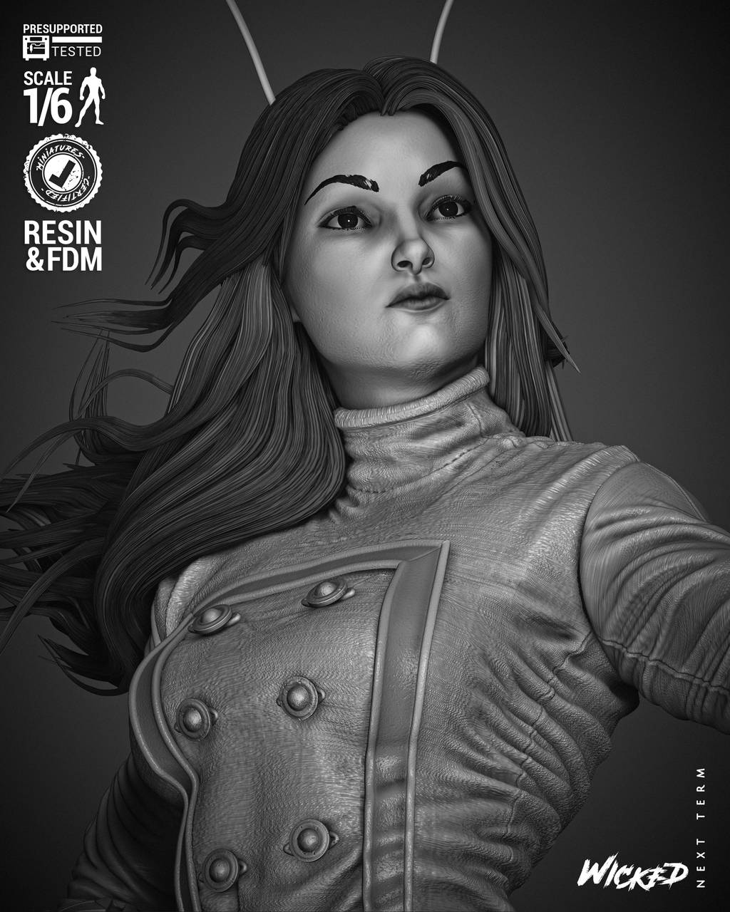 P站图纸印象馆 3DWicked 漫威 螳螂 3DWicked 漫威 螳螂