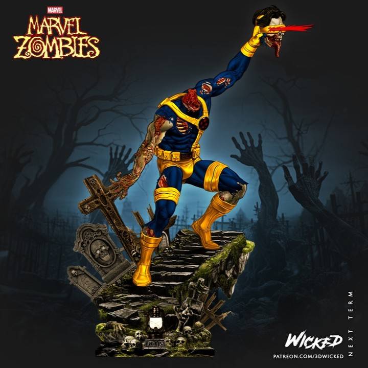 P站图纸印象馆 3DWicked 漫威 镭射眼 3DWicked 漫威 镭射眼