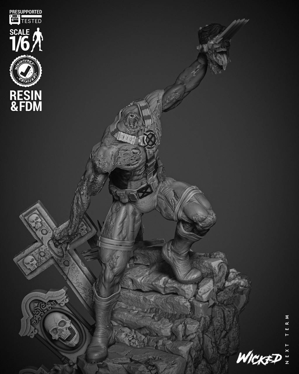 P站图纸印象馆 3DWicked 漫威 镭射眼 3DWicked 漫威 镭射眼