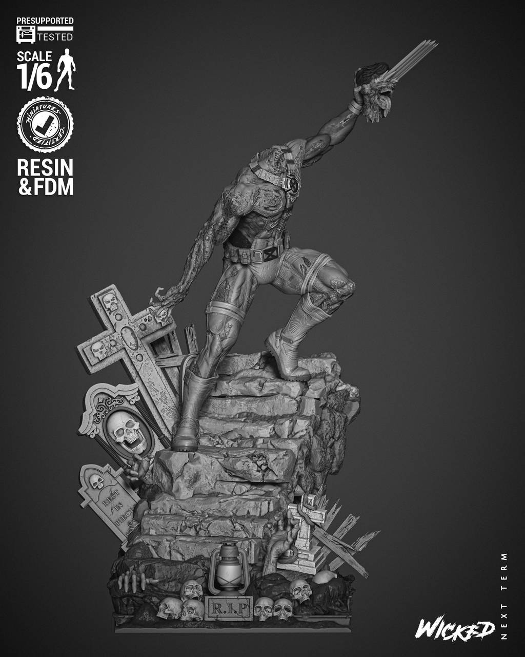 P站图纸印象馆 3DWicked 漫威 镭射眼 3DWicked 漫威 镭射眼