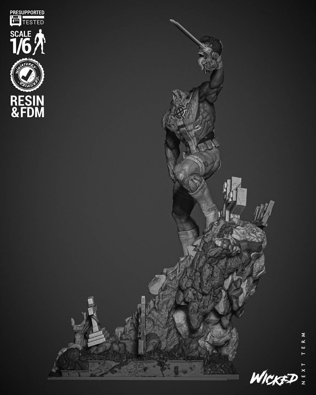 P站图纸印象馆 3DWicked 漫威 镭射眼 3DWicked 漫威 镭射眼