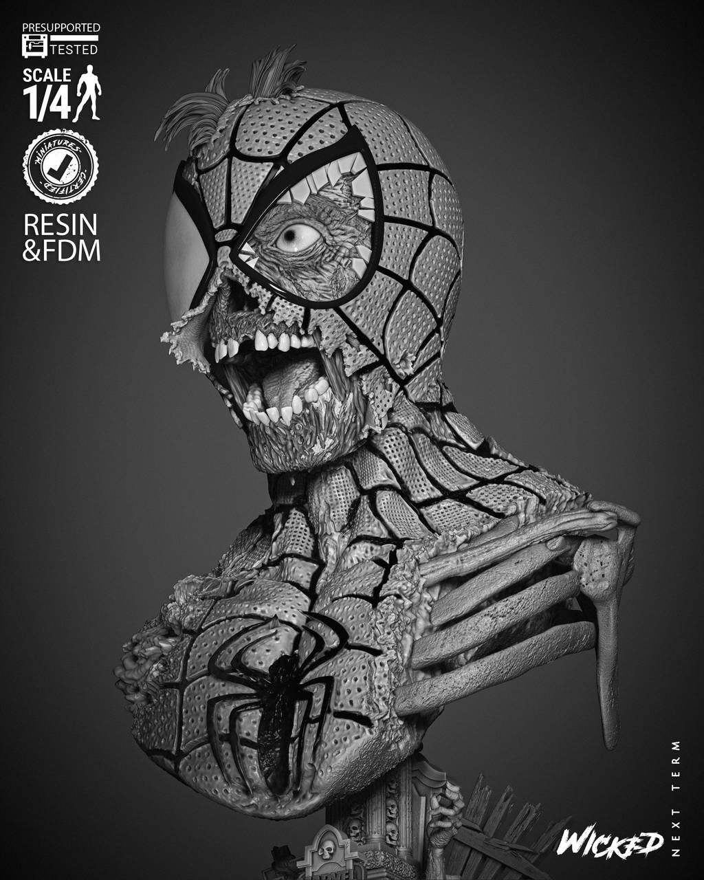 P站图纸印象馆 3DWicked 漫威 蜘蛛侠 3DWicked 漫威 蜘蛛侠