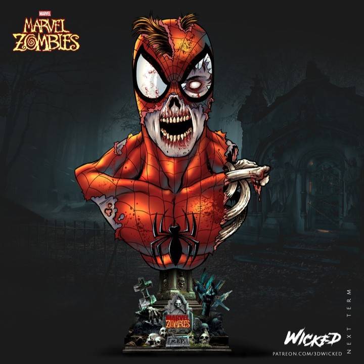 P站图纸印象馆 3DWicked 漫威 蜘蛛侠 3DWicked 漫威 蜘蛛侠