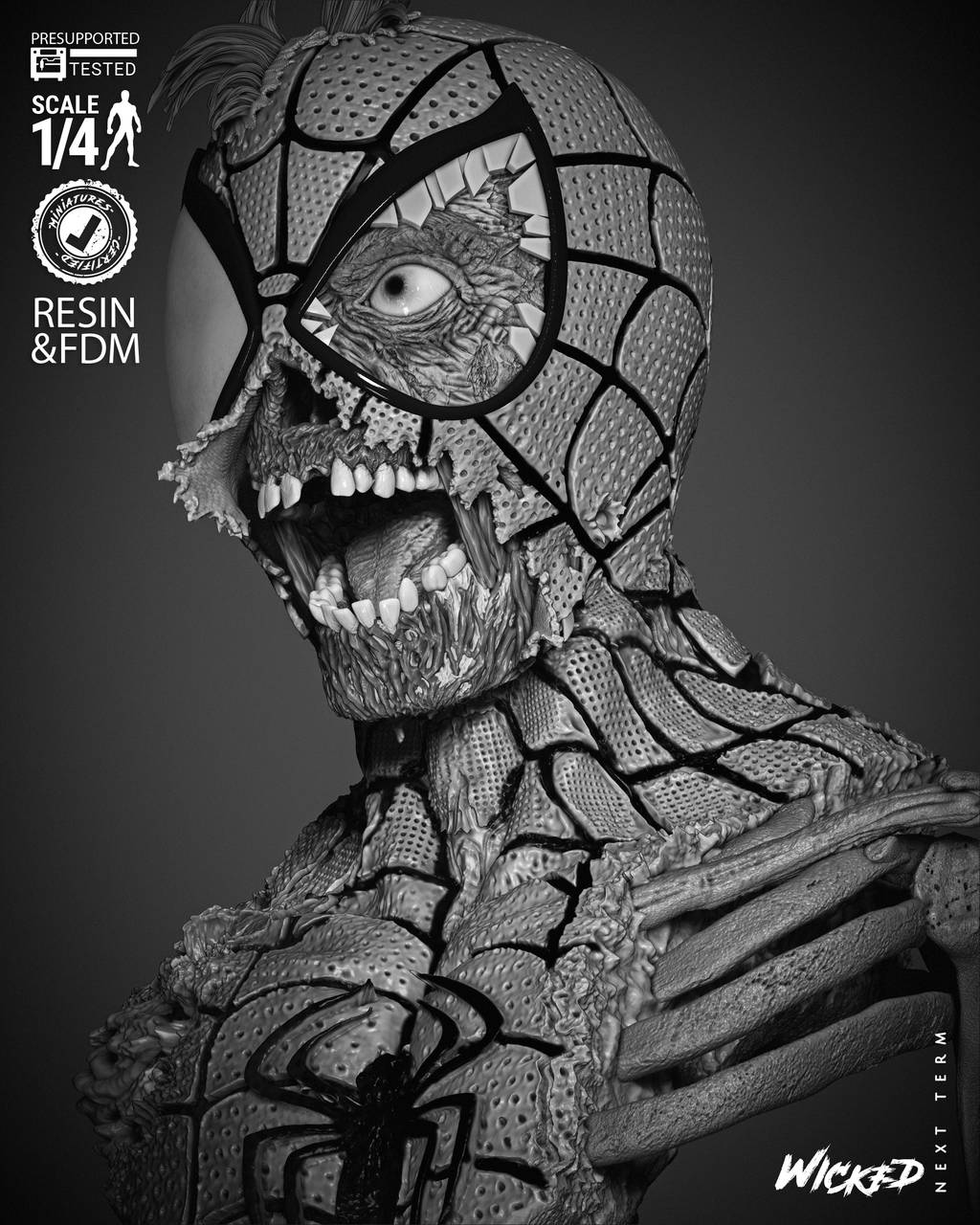 P站图纸印象馆 3DWicked 漫威 蜘蛛侠 3DWicked 漫威 蜘蛛侠