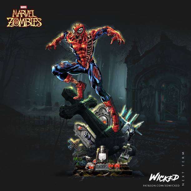 P站图纸印象馆 3DWicked 漫威 蜘蛛侠 3DWicked 漫威 蜘蛛侠