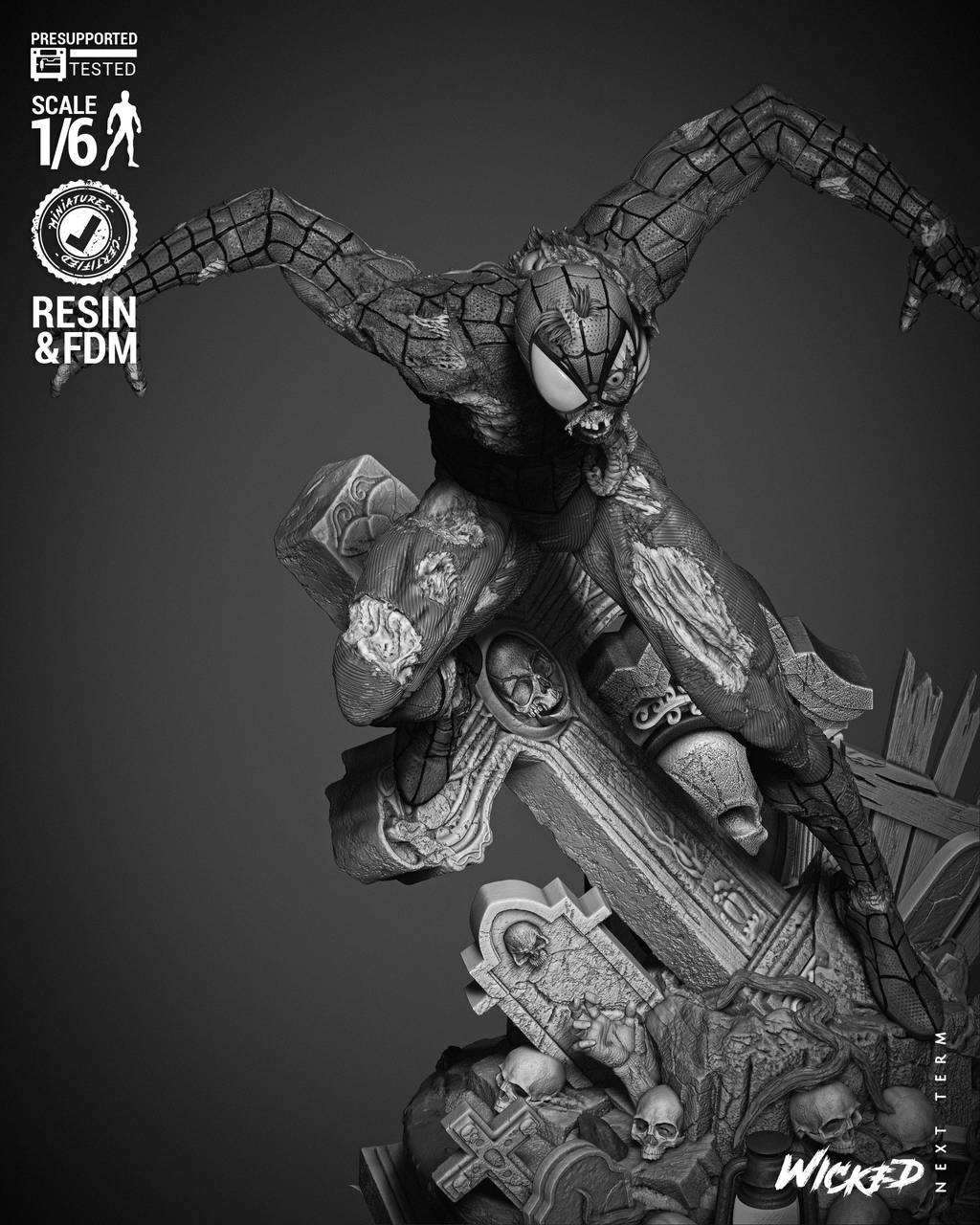 P站图纸印象馆 3DWicked 漫威 蜘蛛侠 3DWicked 漫威 蜘蛛侠
