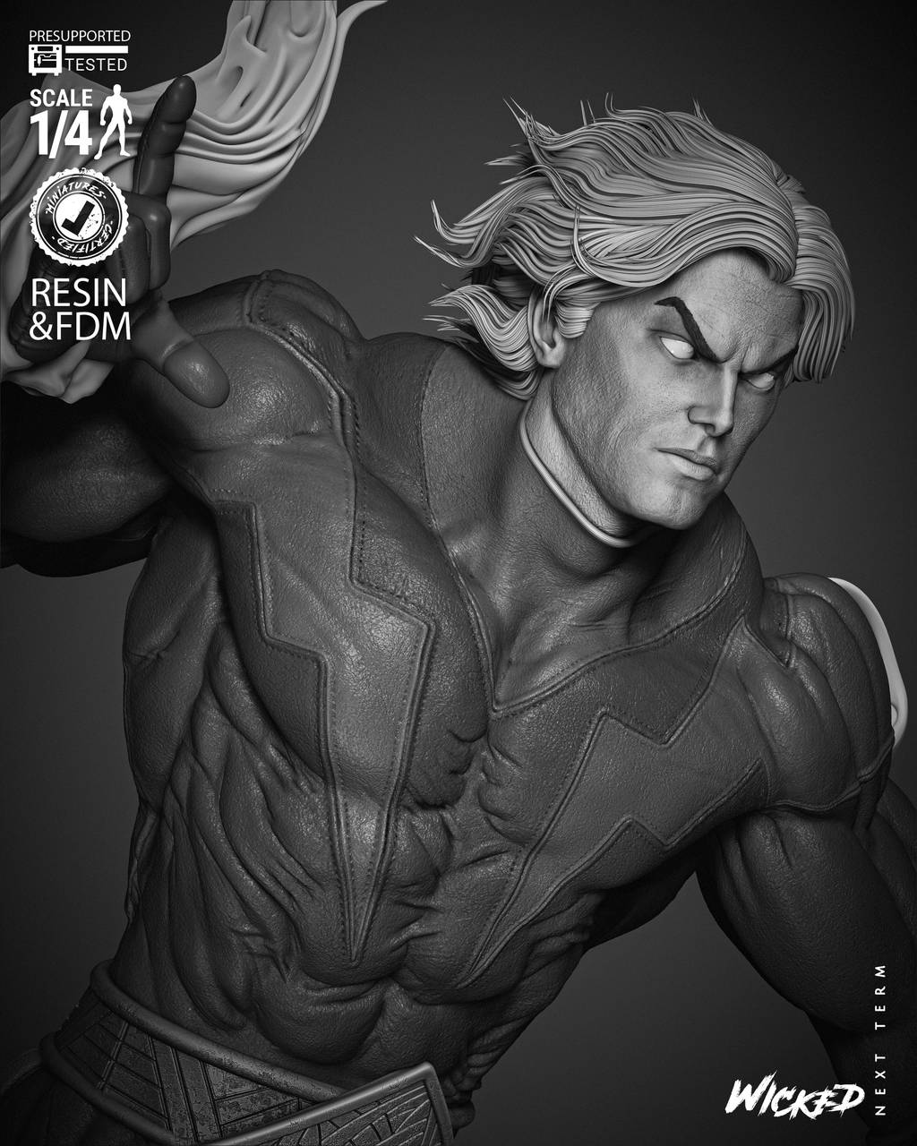 P站图纸印象馆 3DWicked 漫威 魔士亚当 3DWicked 漫威 魔士亚当