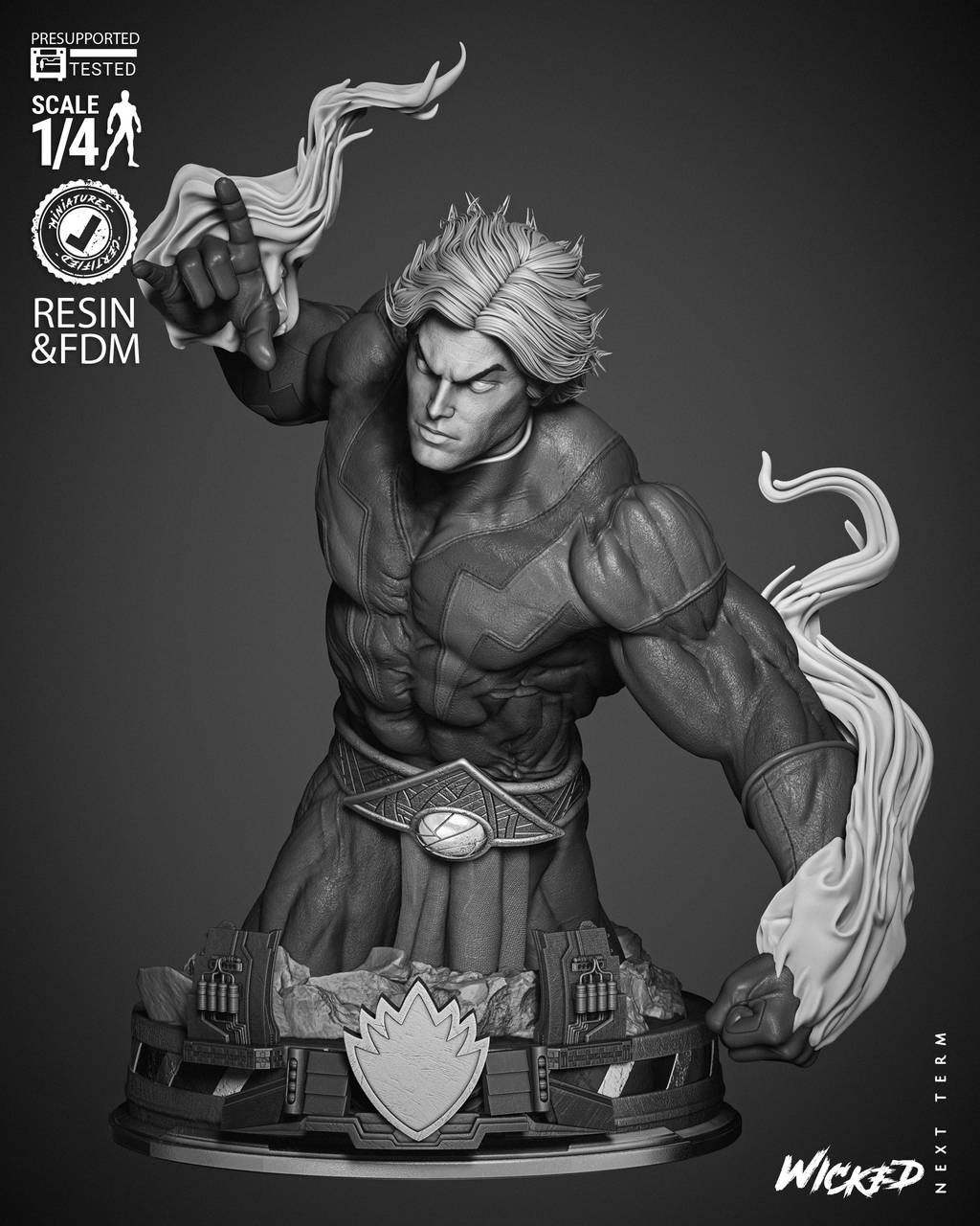 P站图纸印象馆 3DWicked 漫威 魔士亚当 3DWicked 漫威 魔士亚当