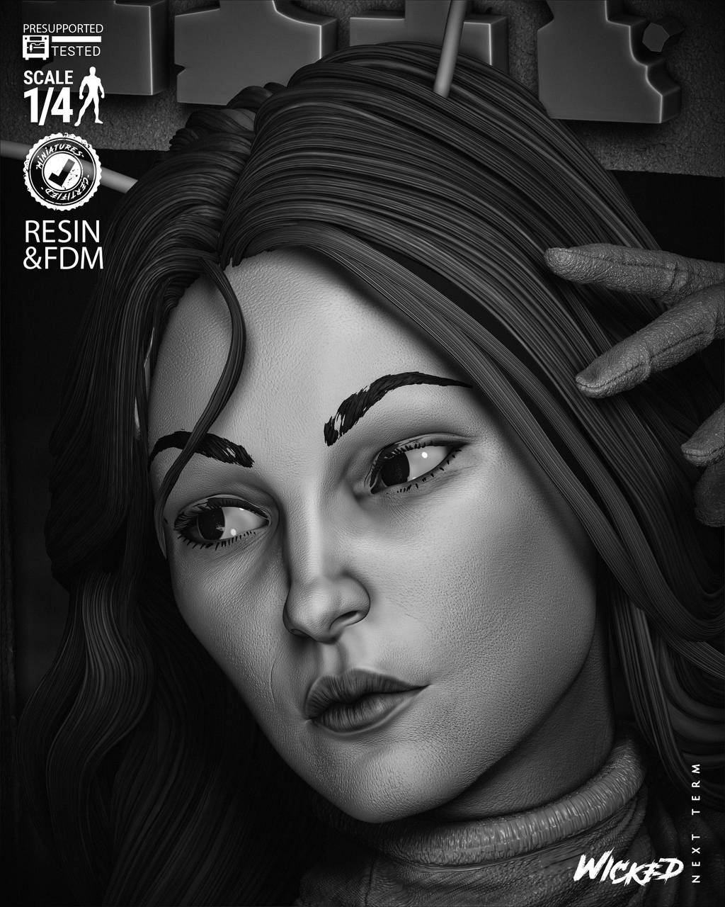 P站图纸印象馆 3DWicked 漫威 螳螂 3DWicked 漫威 螳螂