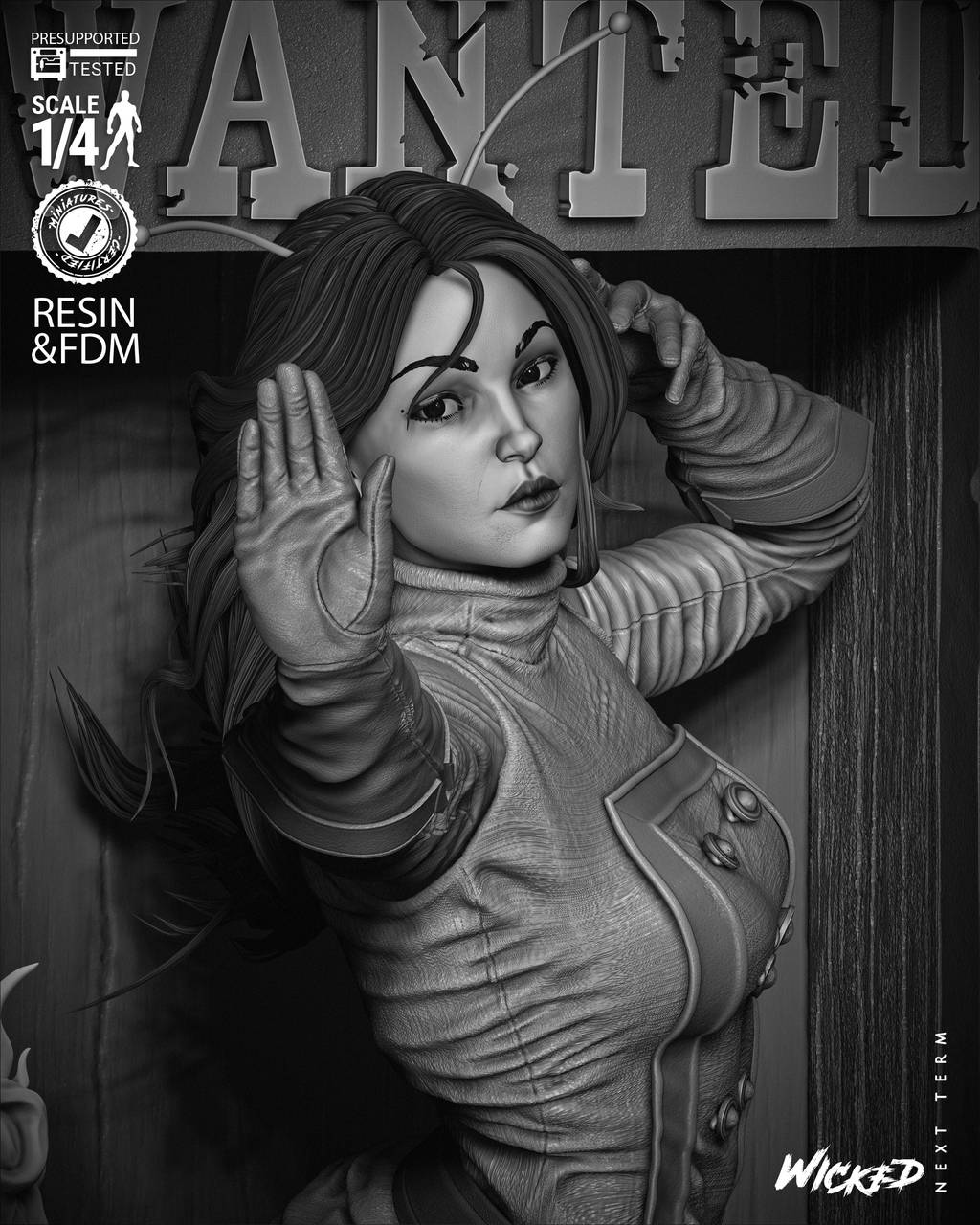 P站图纸印象馆 3DWicked 漫威 螳螂 3DWicked 漫威 螳螂