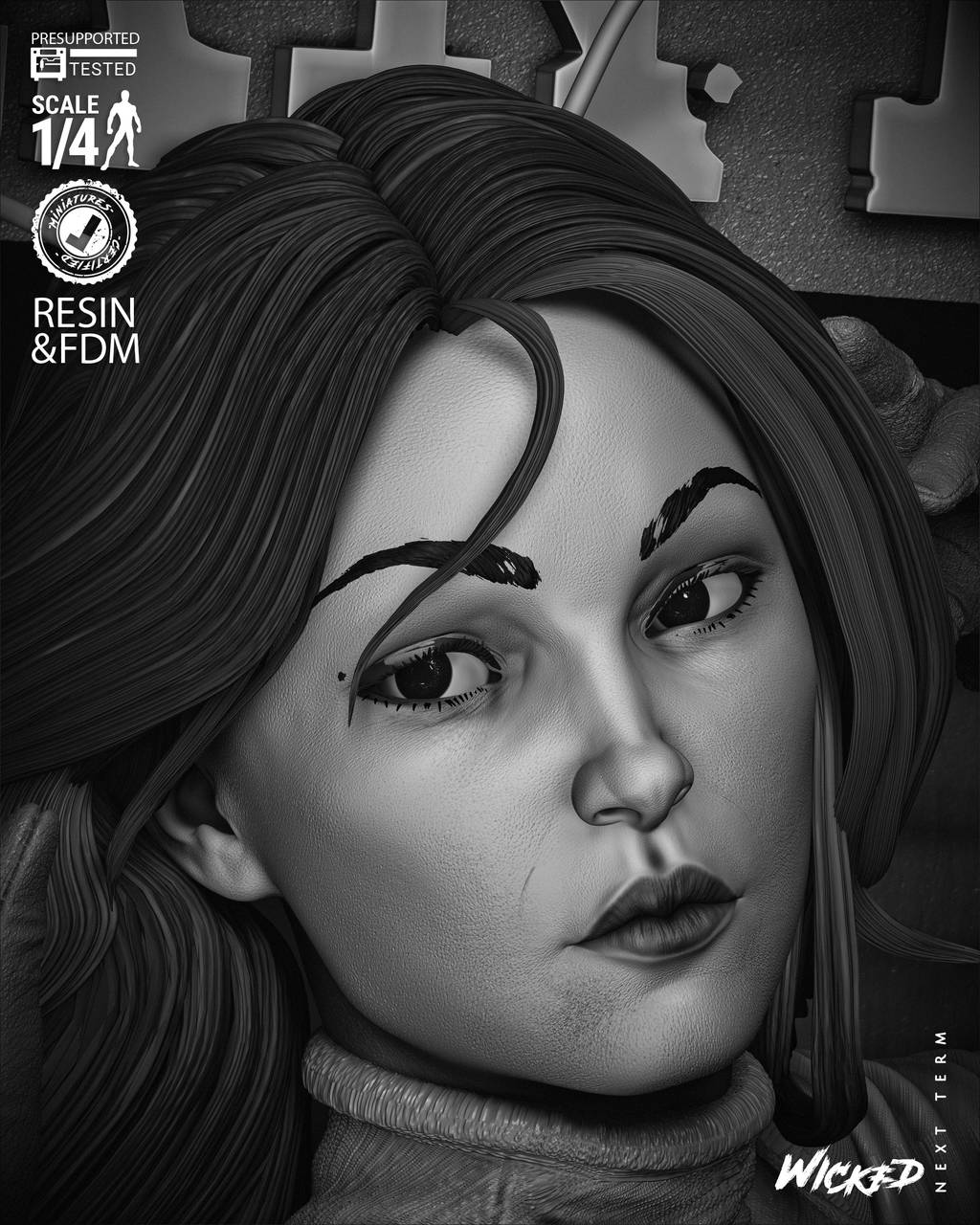 P站图纸印象馆 3DWicked 漫威 螳螂 3DWicked 漫威 螳螂