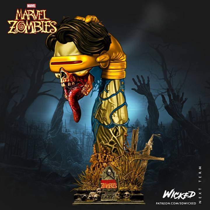 P站图纸印象馆 3DWicked 漫威 镭射眼 3DWicked 漫威 镭射眼