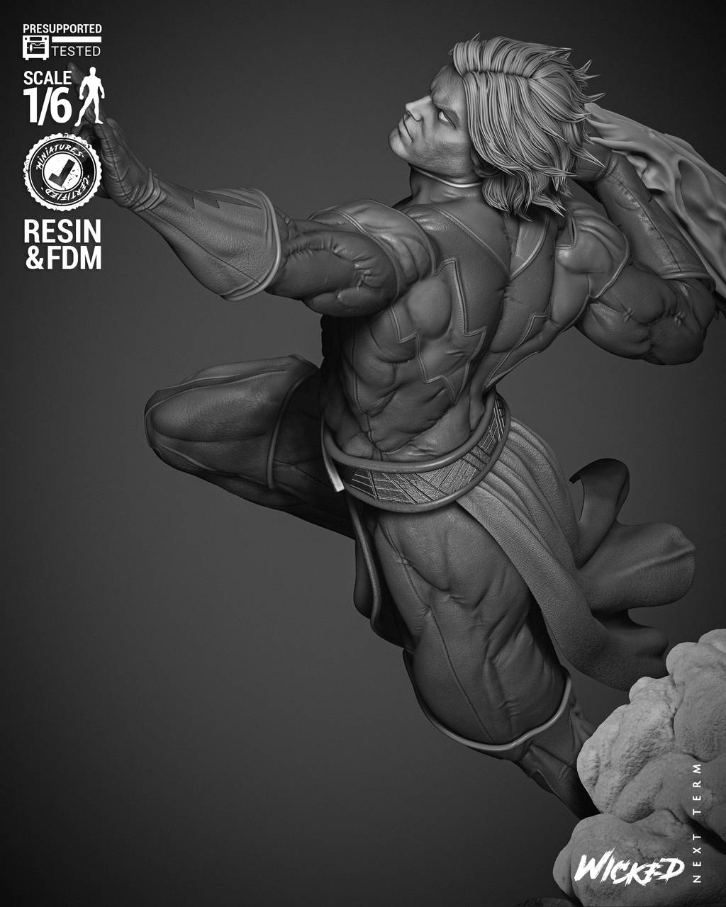 P站图纸印象馆 3DWicked 漫威 魔士亚当 3DWicked 漫威 魔士亚当