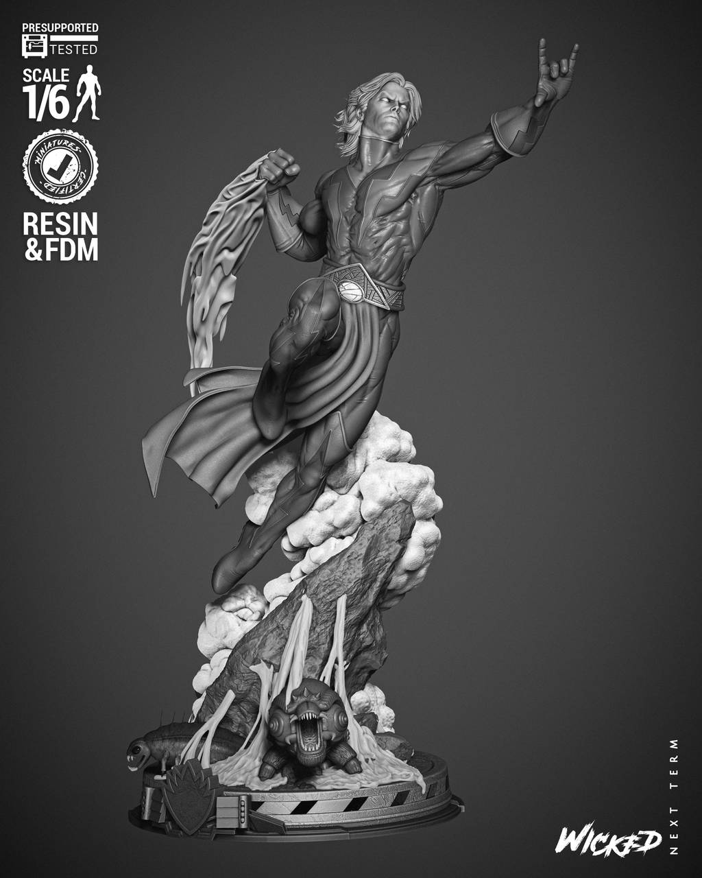 P站图纸印象馆 3DWicked 漫威 魔士亚当 3DWicked 漫威 魔士亚当