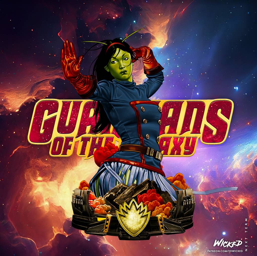 P站图纸印象馆 3DWicked 漫威 螳螂 3DWicked 漫威 螳螂