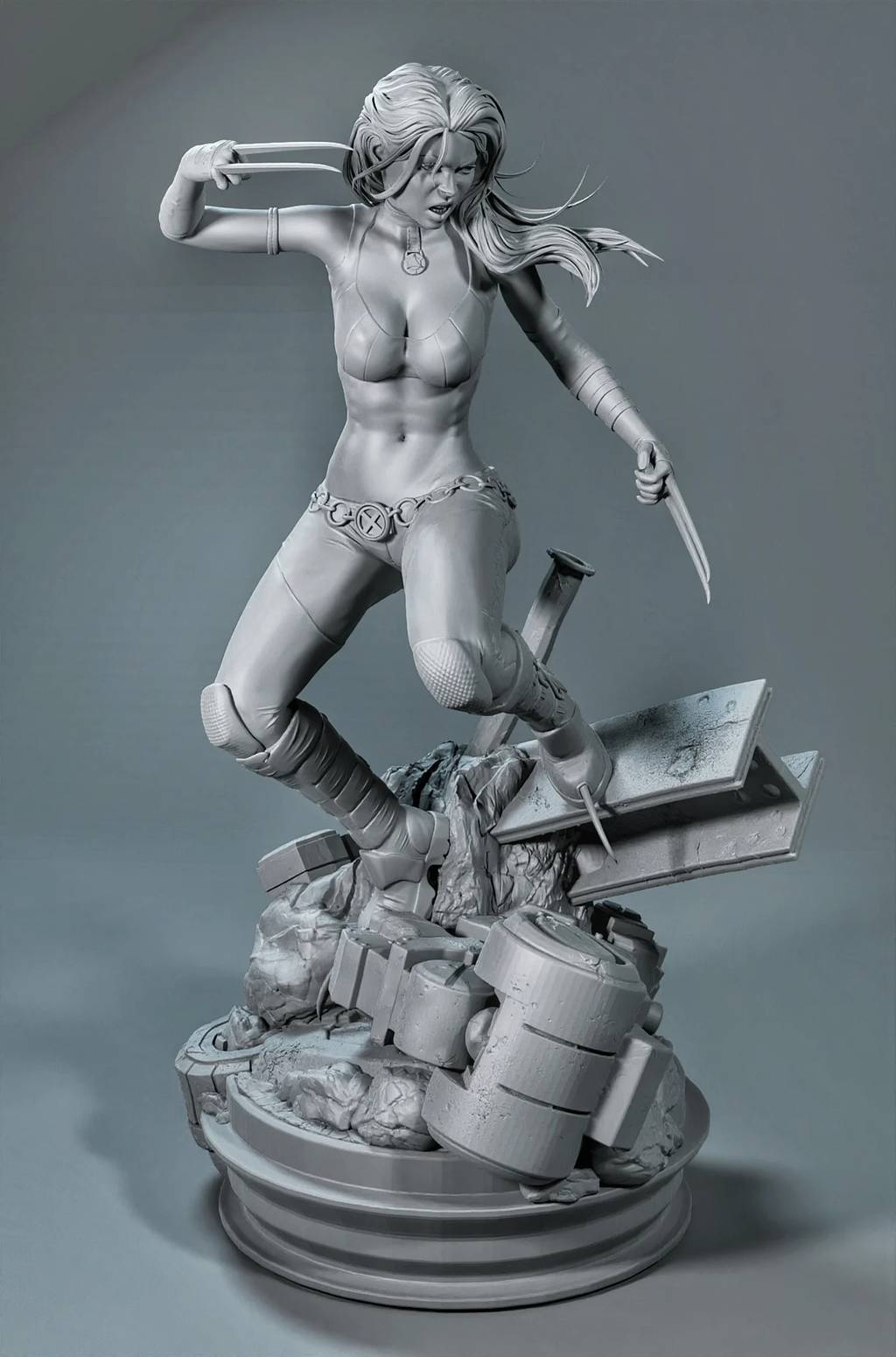 P站图纸印象馆 漫威 金刚狼克隆人X-23 漫威 金刚狼克隆人X-23