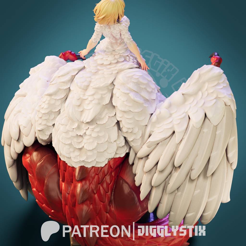 P站图纸印象馆 Jigglystix 奇美拉龙女士 Jigglystix 奇美拉龙女士