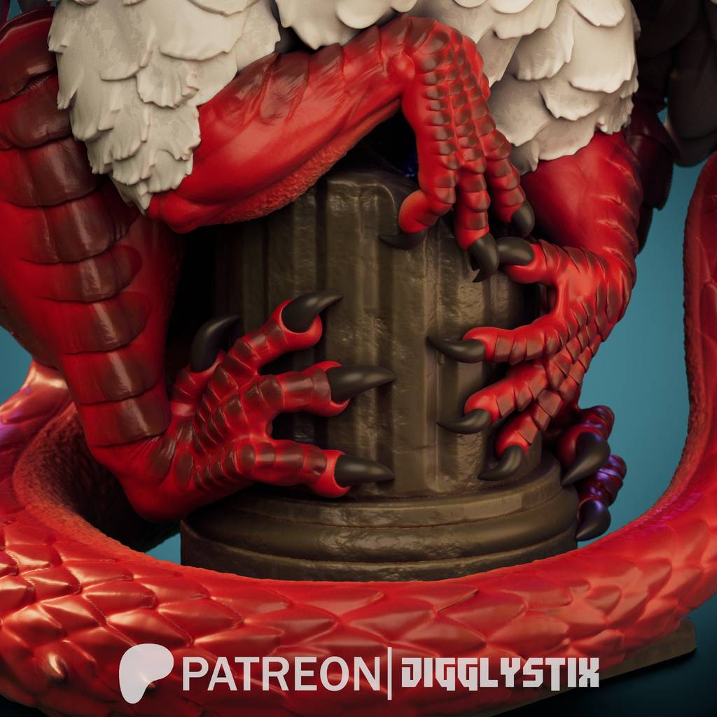 P站图纸印象馆 Jigglystix 奇美拉龙女士 Jigglystix 奇美拉龙女士