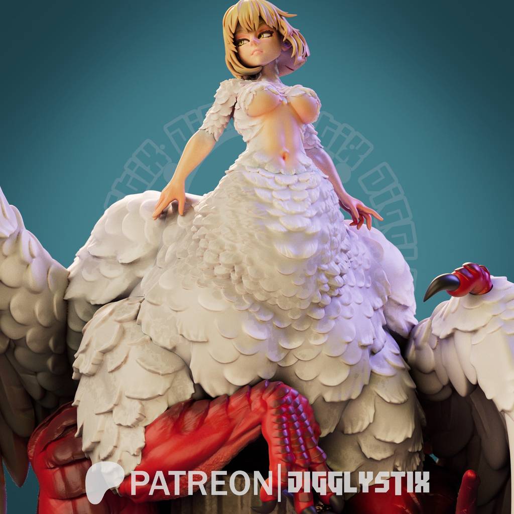 P站图纸印象馆 Jigglystix 奇美拉龙女士 Jigglystix 奇美拉龙女士