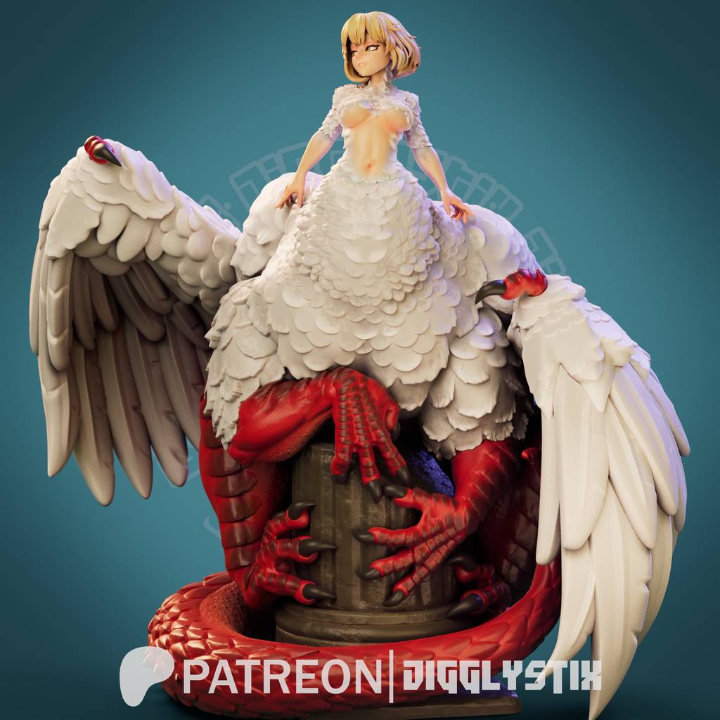 P站图纸印象馆 Jigglystix 奇美拉龙女士 Jigglystix 奇美拉龙女士