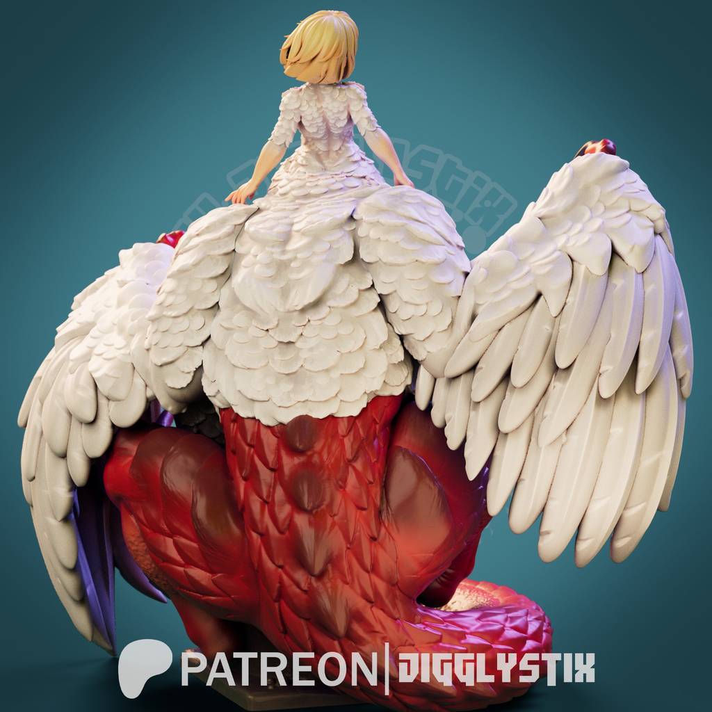 P站图纸印象馆 Jigglystix 奇美拉龙女士 Jigglystix 奇美拉龙女士