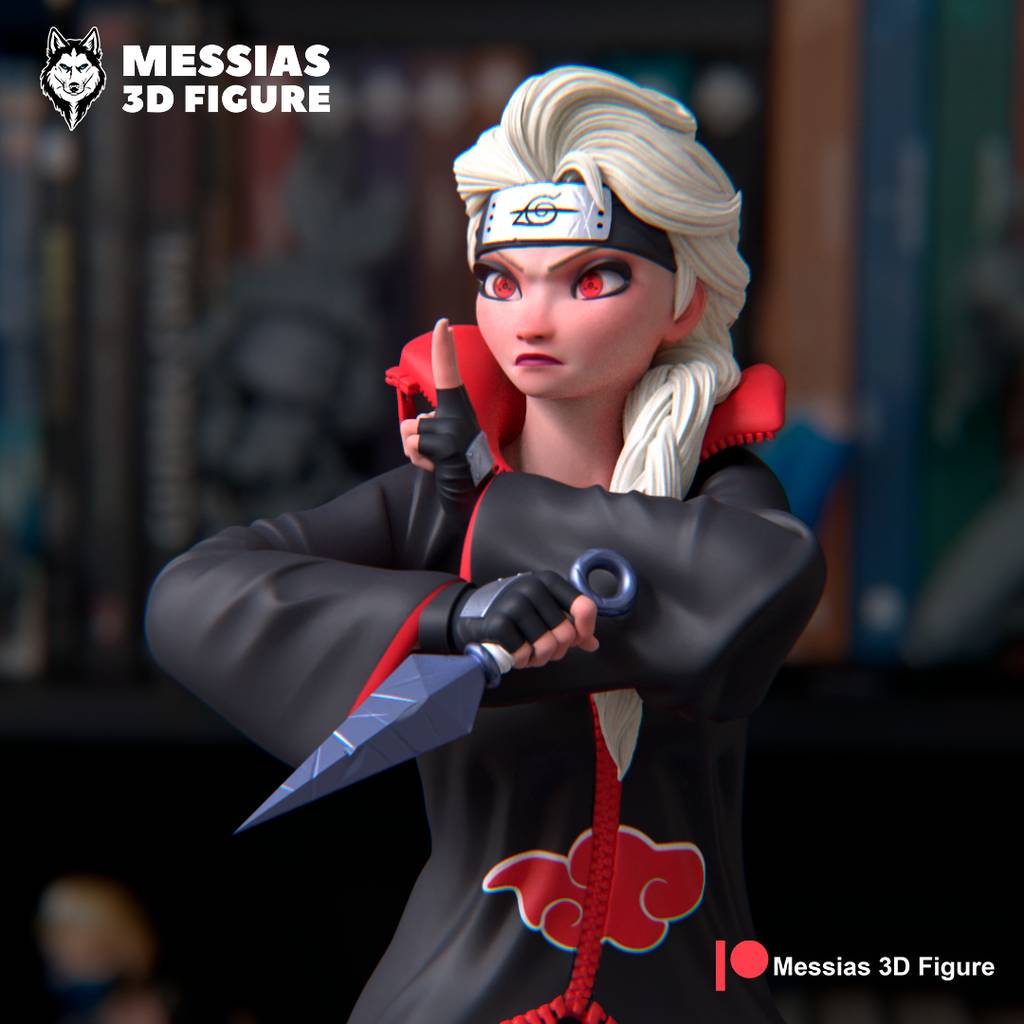 P站图纸印象馆 Messias 3D 火影忍者 艾莎 Messias 3D 火影忍者 艾莎