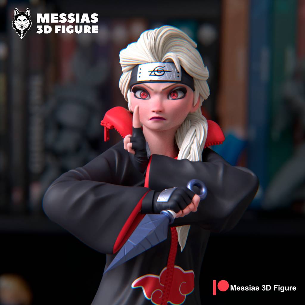 P站图纸印象馆 Messias 3D 火影忍者 艾莎 Messias 3D 火影忍者 艾莎