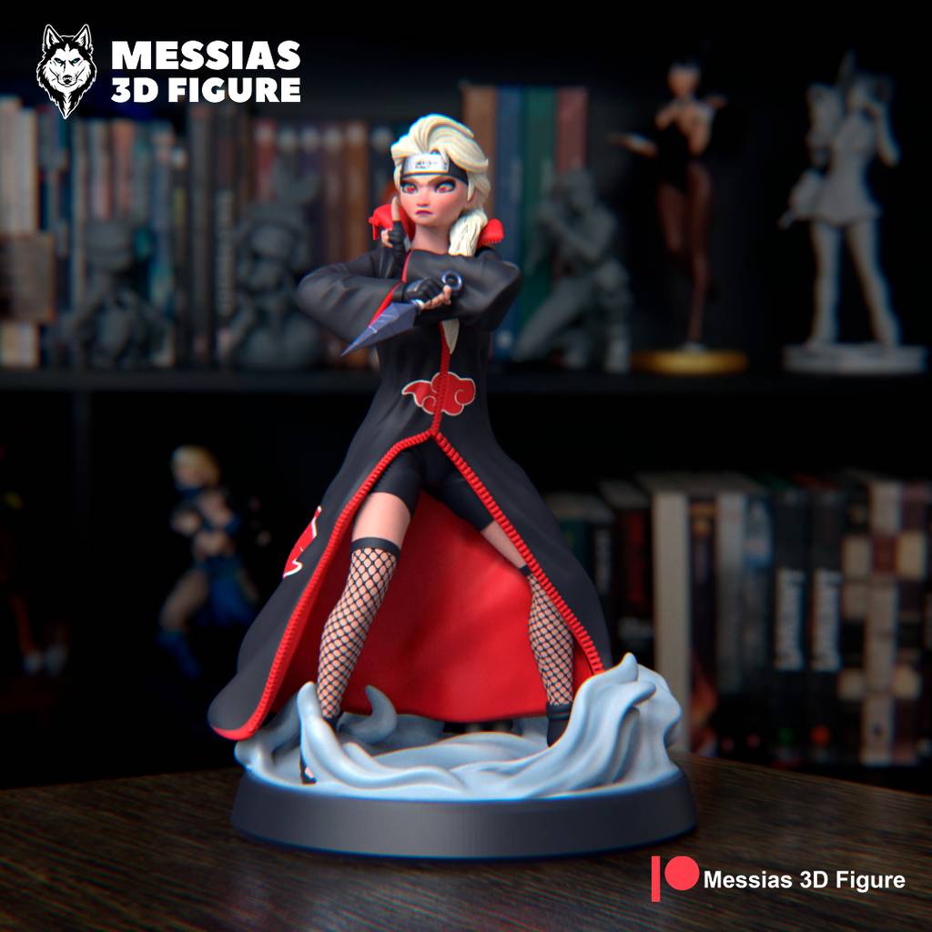 P站图纸印象馆 Messias 3D 火影忍者 艾莎 Messias 3D 火影忍者 艾莎