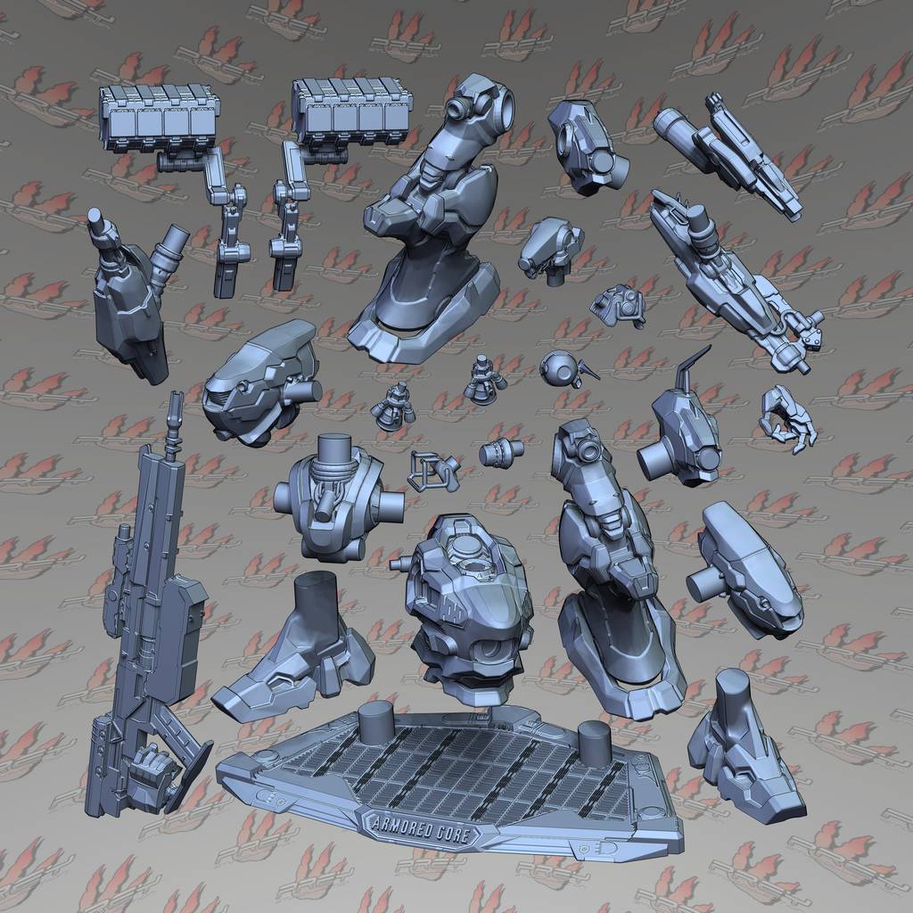 P站图纸印象馆 PCS 装甲核心 Mech 1 PCS 装甲核心 Mech 1