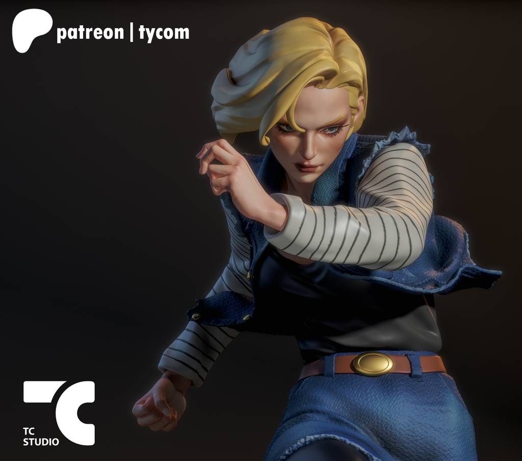 P站图纸印象馆 龙珠 人造人18 龙珠 人造人18