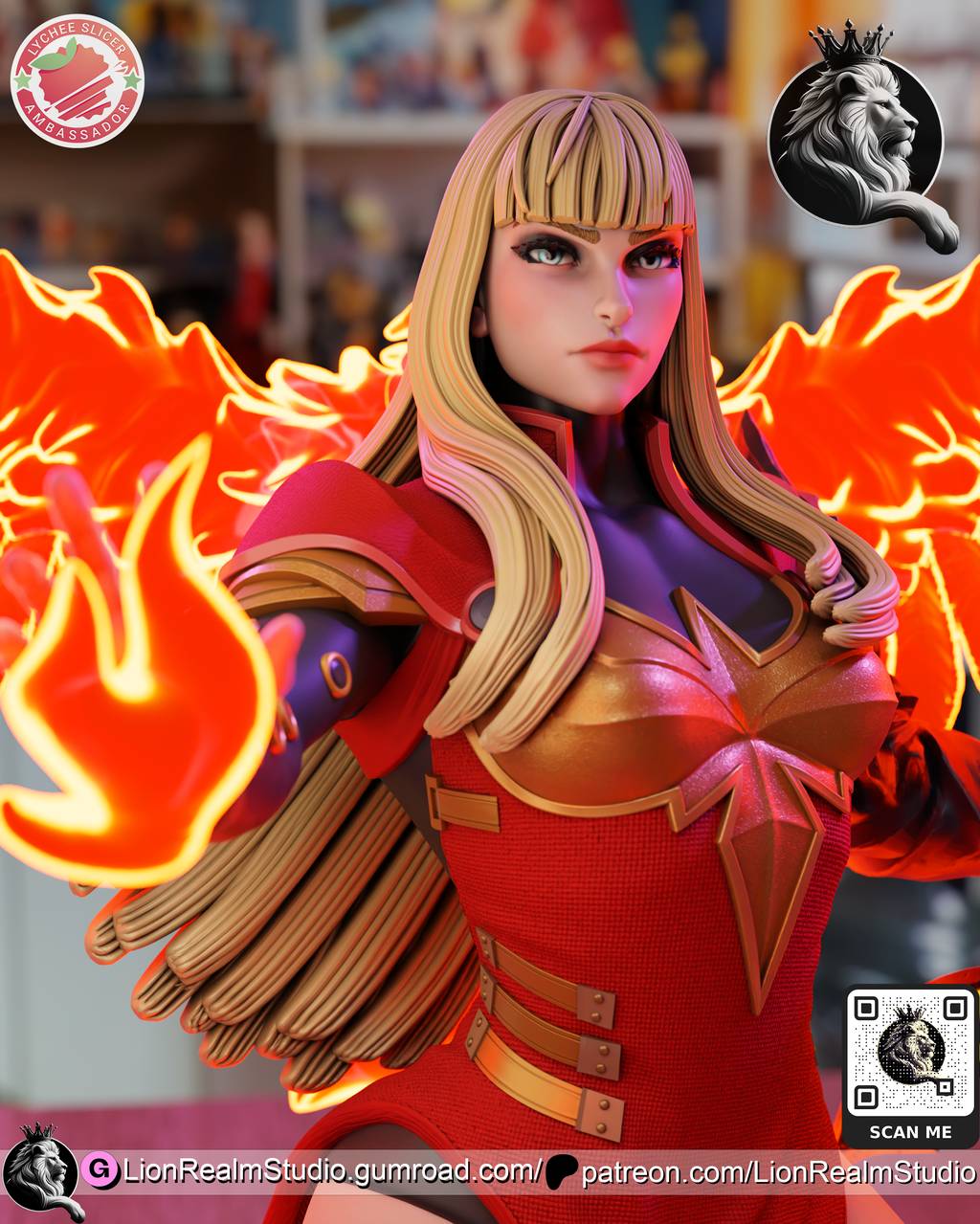 P站图纸印象馆 LionRealm 漫威 伊丽亚娜·拉斯普廷 LionRealm 漫威 伊丽亚娜·拉斯普廷