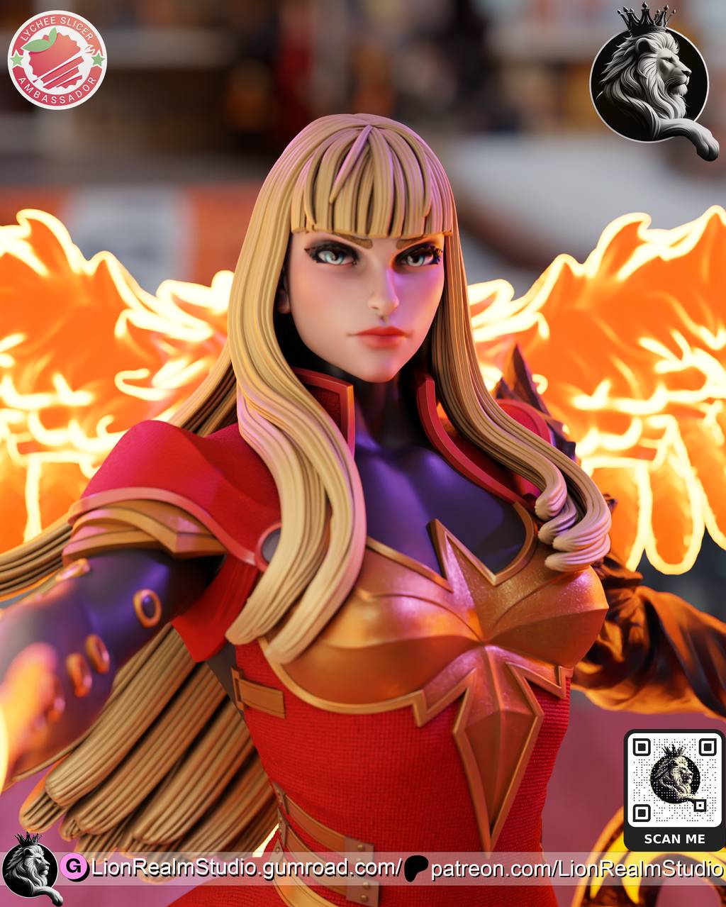 P站图纸印象馆 LionRealm 漫威 伊丽亚娜·拉斯普廷 LionRealm 漫威 伊丽亚娜·拉斯普廷