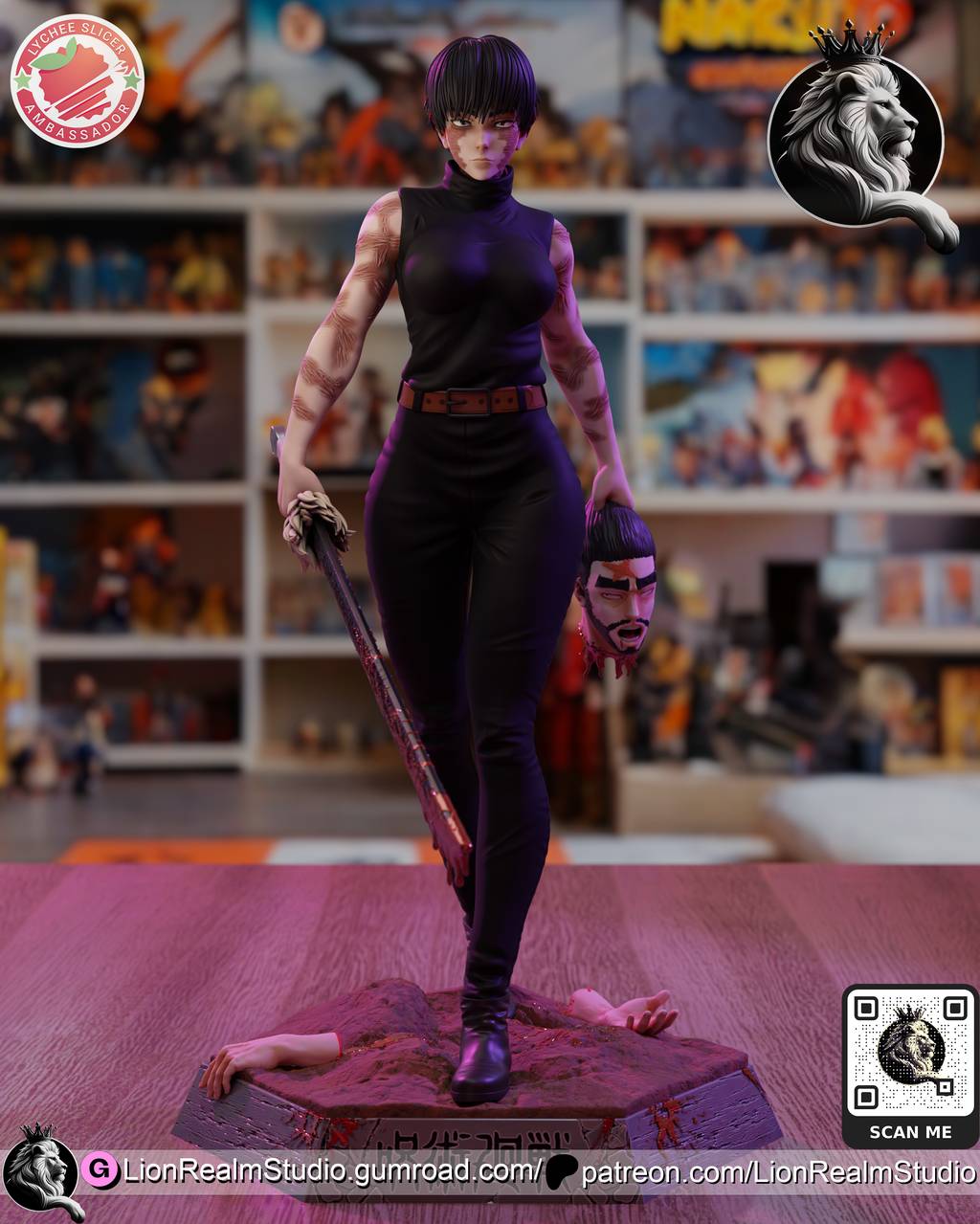 P站图纸印象馆 LionRealm 咒术回战 真希 LionRealm 咒术回战 真希