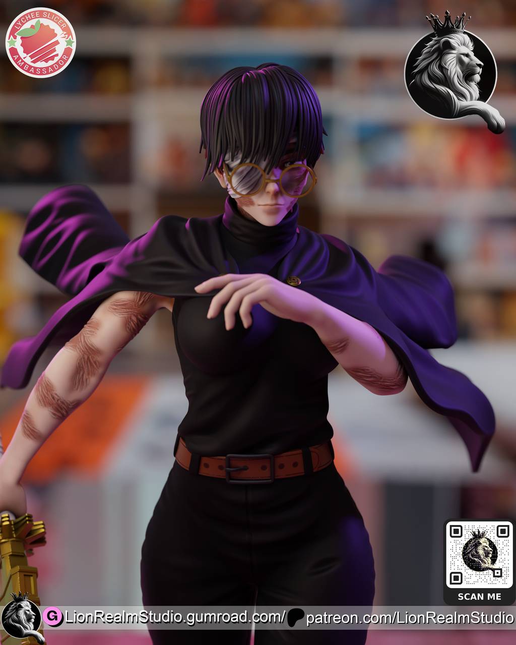 P站图纸印象馆 LionRealm 咒术回战 真希 LionRealm 咒术回战 真希