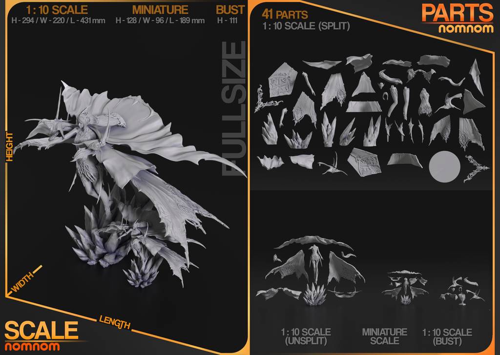 P站图纸印象馆 NomNom 最终幻想 冰神-希瓦 NomNom 最终幻想 冰神-希瓦